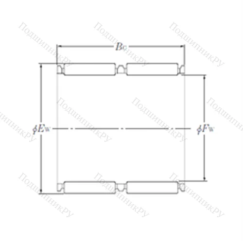 Подшипник игольчатый радиальный K 35?41?40ZW