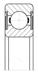 Подшипник 62304-2RS 1/LGMT размер 20x52x21 от производителя  SKF