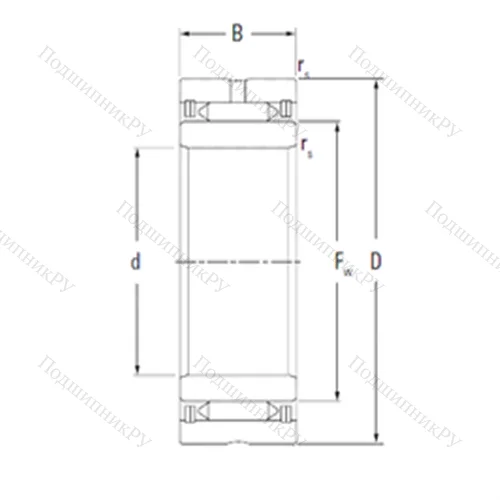 Подшипник игольчатый радиальный