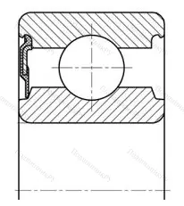 Модификация подшипника 20803 размер 17x47x15,5 ГПЗ-900