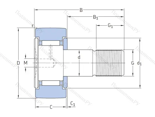 Подшипник KR 52 PP A от производителя  SKF