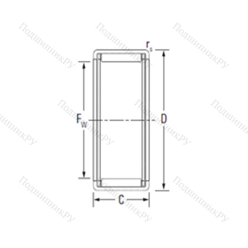 Подшипник игольчатый радиальный F-55927