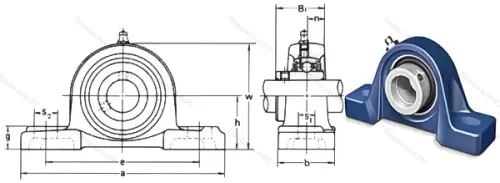 Подшипниковый узел UCP 307 в Нижневартовске