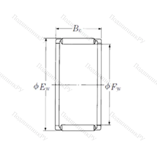 Подшипник игольчатый радиальный FWF-202620