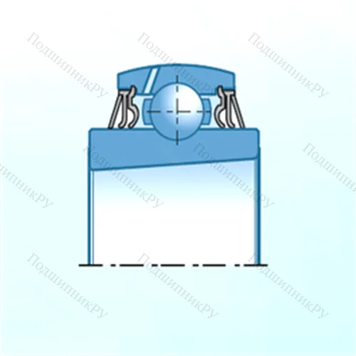 Подшипник шариковый радиальный UK 306G 2H