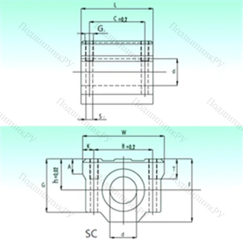 Подшипник шариковый линейный SC 13 AS