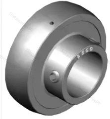 Высокотемпературный корпусной подшипник UC 205 BHTS ZZ C 4 200° BECO в Нижневартовске