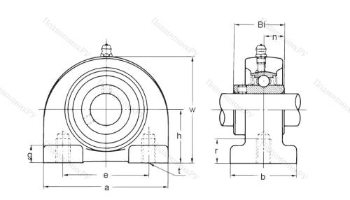 Подшипниковый узел UCPA 204 в Нижневартовске