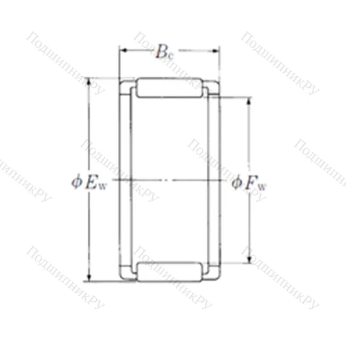 Подшипник игольчатый радиальный FWF-15199-E