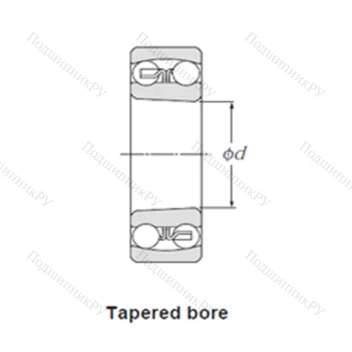 Подшипник шариковый радиальный самоцентрирующийся 2215K
