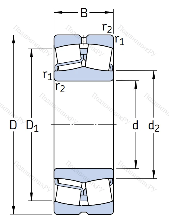 Сферический роликовый подшипник 22318 E