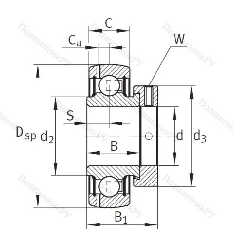 Корпусный подшипник GRAE 50 XL NPP B в Нижневартовске