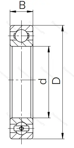 Шариковый однорядный подшипник 313 (6313) в Нижневартовске