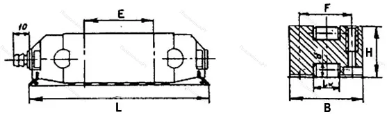 Модификация подшипника 2226КМ размер 130x230x40 2226КМ