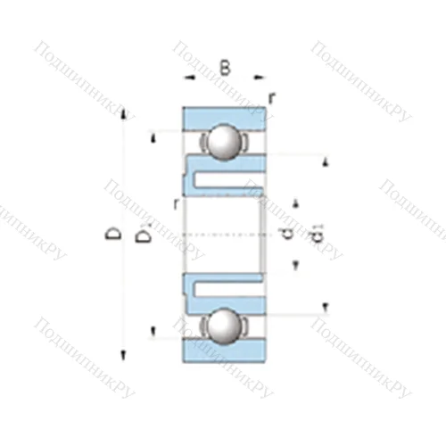 Подшипник шариковый радиальный AB 12992S 01