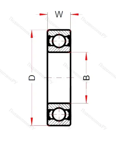 Высокотемпературный подшипник 6205 BHTS ZZ 280° (BECO) от производителя  BECO