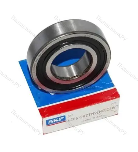 Высокотемпературный подшипник 6206 2RZTN 9/HC 5C 3WT от производителя  SKF