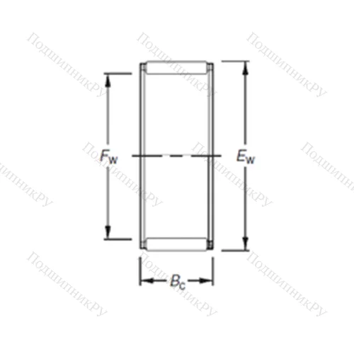 Подшипник игольчатый радиальный K 68X 74X 28CH