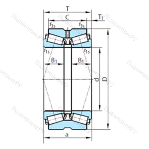 Подшипник роликовый радиально-упорный PSL 610-23