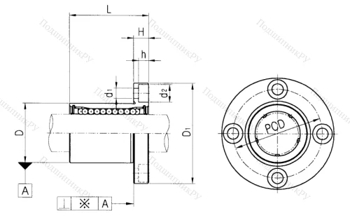 Подшипник LMEF 30 UU в Нижневартовске