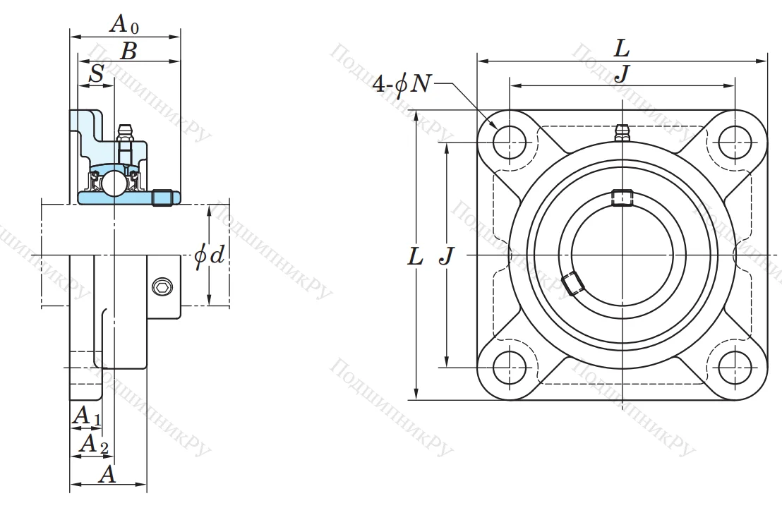 Подшипниковый узел UCF 202 J в Нижневартовске