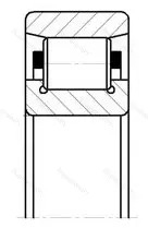 Подшипник  N 340 (2340) размер 200x420x80 от производителя  SKF