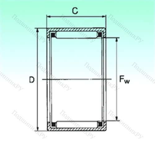 Подшипник игольчатый радиальный HK 2212