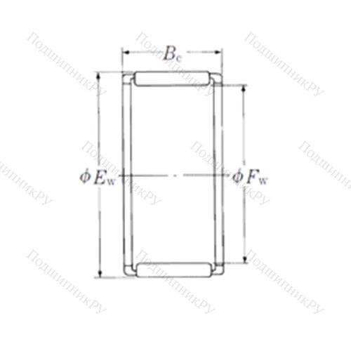 Подшипник игольчатый радиальный WJ-344024