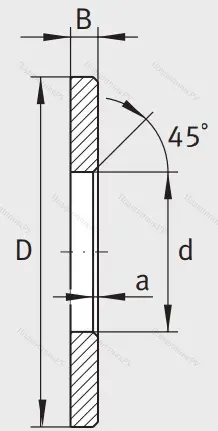 Игольчатый подшипник кольцо упорное LS 5578 от производителя  INA