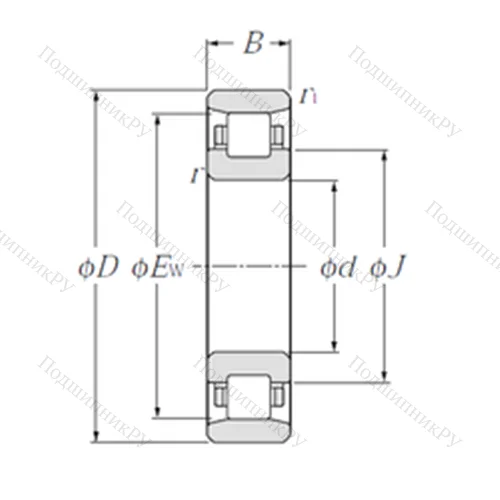 Подшипник роликовый радиальный N 213