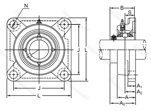 Подшипниковый корпус  F 306 в Нижневартовске