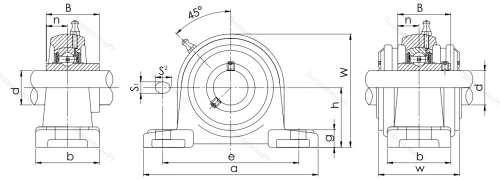 Подшипниковый узел UCP 312 в Нижневартовске