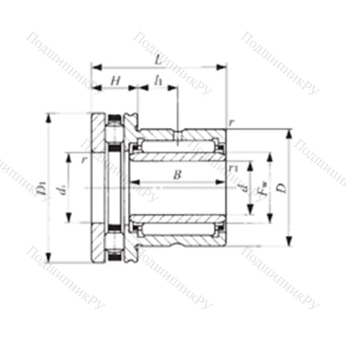 Подшипник комбинированный NBXI 1223