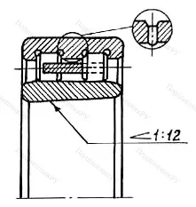 Подшипник  4162940 (NNU 4940K) размер 200x280x80 от производителя  ГПЗ-1