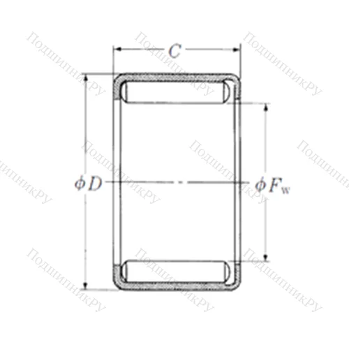 Подшипник игольчатый радиальный YH-78 от производителя  NSK