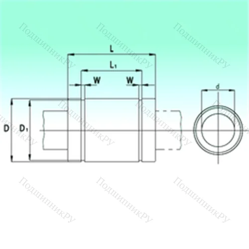 Подшипник шариковый линейный KB 4080