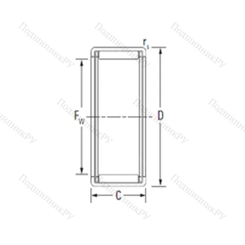Подшипник игольчатый радиальный BSM 5514BJ-2