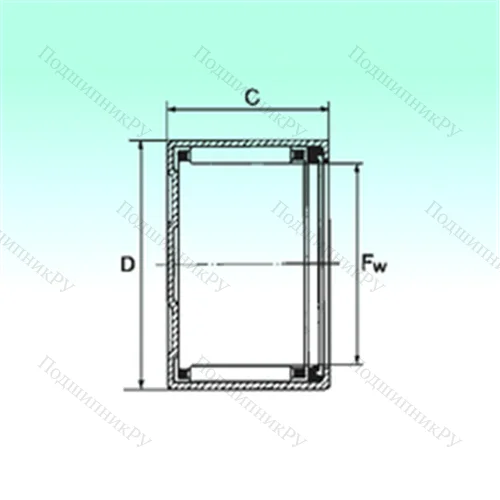 Подшипник игольчатый радиальный BK 2018 RS