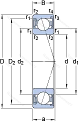 Подшипник S 7028 CD/HCP 4A в Нижневартовске