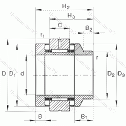 Подшипник комбинированный роликовый ZARN 60120-L-TV